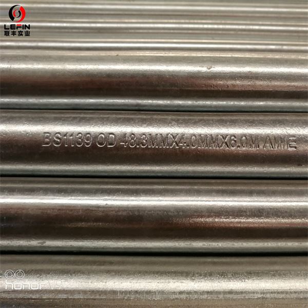 Galvanised Scaffold Pipe