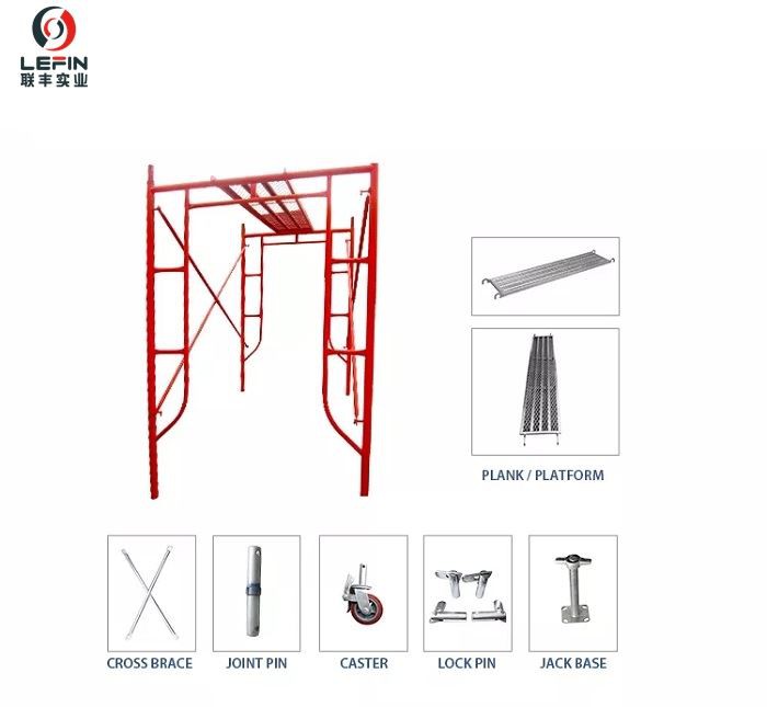 Berjalan Melalui Perancah Bingkai